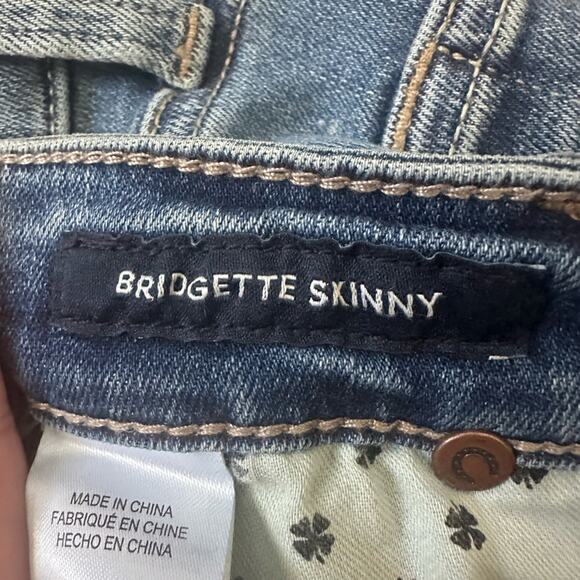 LUCKY BRAND Bridgette Skinny Ankle Jean, Size 4/27, Medium Wash, Denim, Ret. $99 - Picture 6 of 9